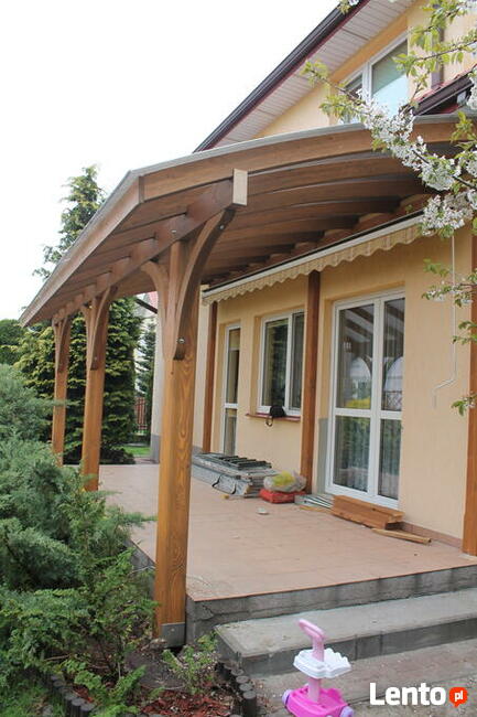 Konstrukcja wiaty 410cm x 470cm zadaszenie taras poliwęglan