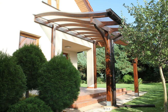 Konstrukcja wiaty 610cm x 350cm altana taras poliwęglan