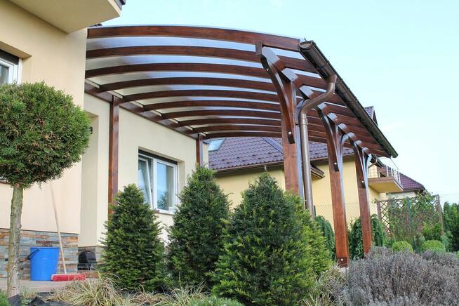 Konstrukcja wiaty 610cm x 350cm altana taras poliwęglan