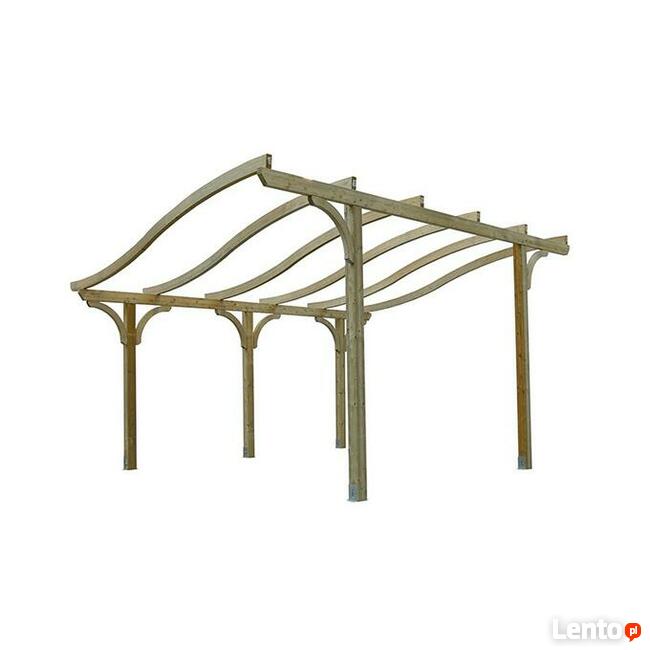 Konstrukcja wiaty 610cm x 350cm altana taras poliwęglan