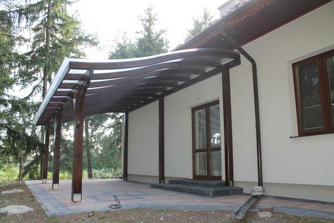 Konstrukcja wiaty 610cm x 350cm altana taras poliwęglan