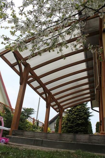 Konstrukcja wiaty 400cm x 500cm poliwęglan altana zadaszenie