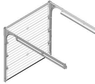 Brama segmentowa automatyczna w kolorze RAL 7016 Antracyt,