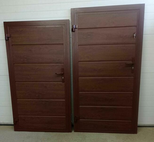 Drzwi techniczne stalowo-aluminiowe robione na wymiar