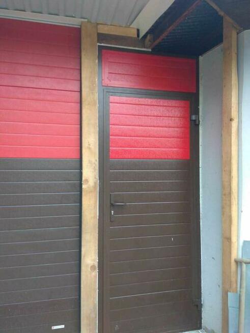 Drzwi techniczne stalowo-aluminiowe robione na wymiar