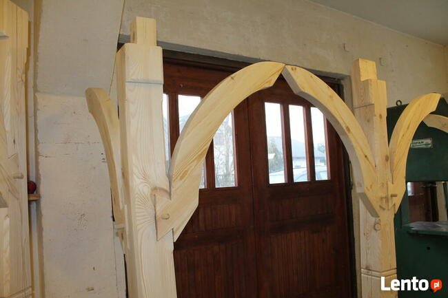 Słup Ozdobny Słupy do altany Altana Zadaszenie Taras Pergola