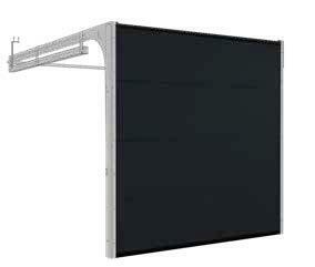 Brama segmentowa automatyczna w kolorze RAL 7016 Antracyt,