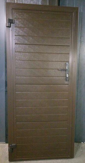 Drzwi techniczne stalowo-aluminiowe robione na wymiar
