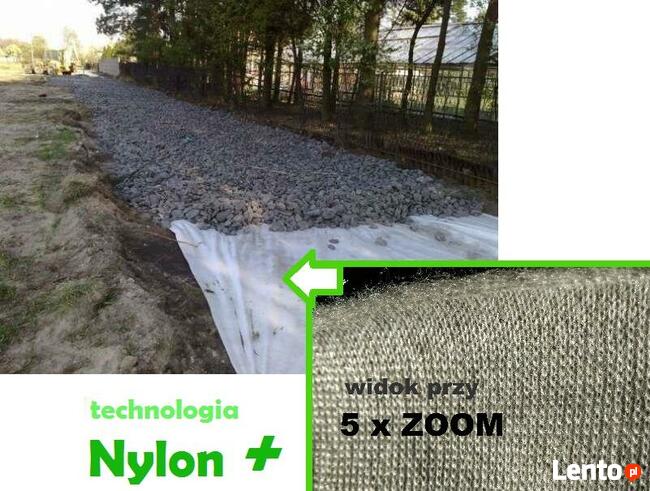 Geowłóknina - mocna 250g z Nylonem - pod grys, żwir, kliniec