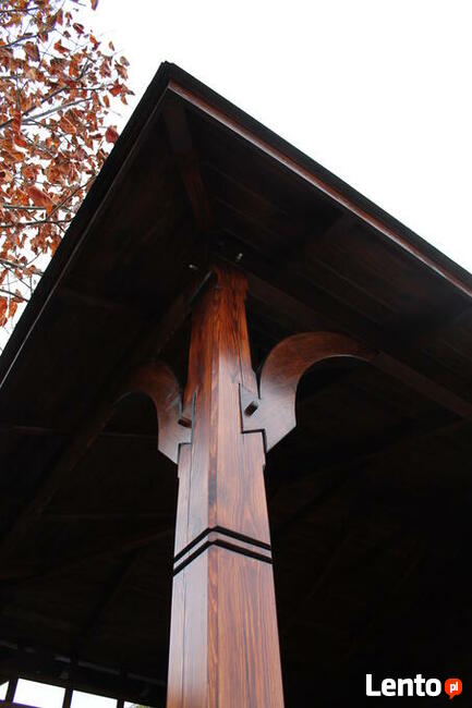 Słup Ozdobny Słupy do altany Altana Zadaszenie Taras Pergola