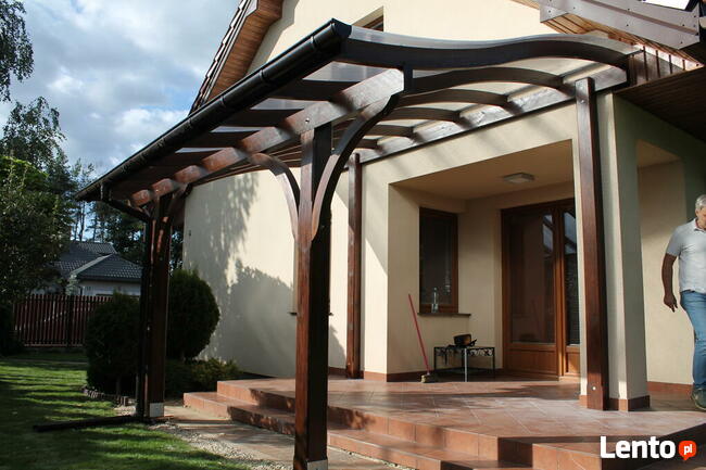 Konstrukcja wiaty 610cm x 450cm altana taras poliwęglan