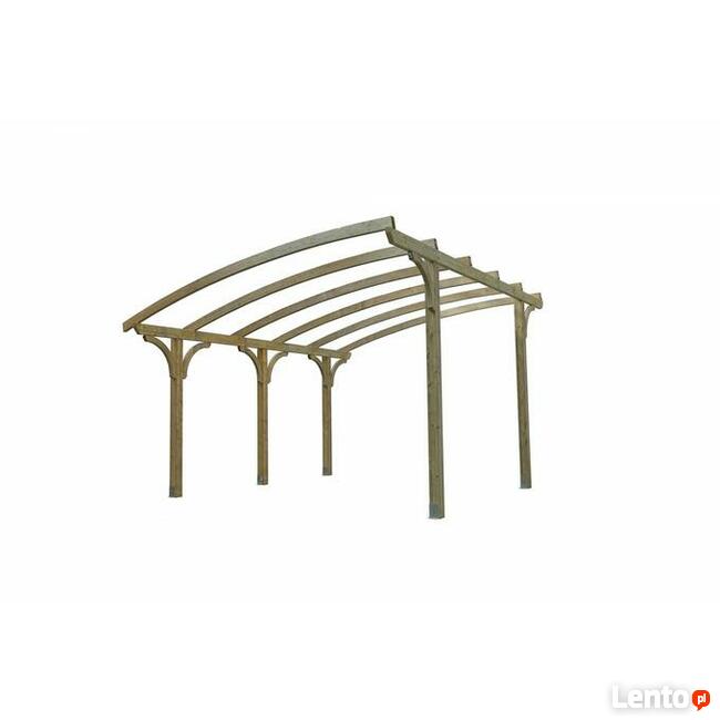 Konstrukcja wiaty 610cm x 500cm poliwęglan altanka pergola
