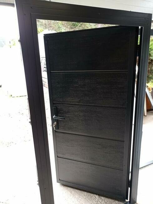 Drzwi techniczne stalowo-aluminiowe robione na wymiar