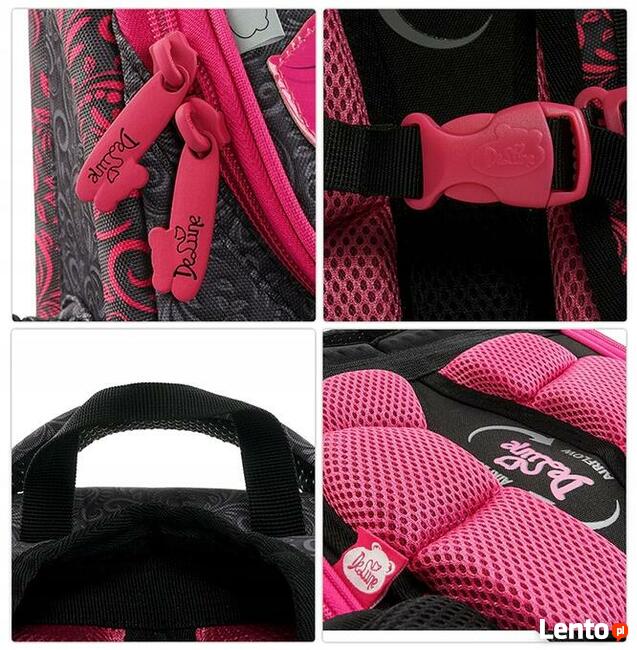 Tornister - piękna lilia- dla pierwszaka