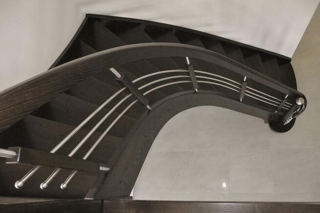 Schody gięte, kręcone, podłogi drewniane, Warszawa