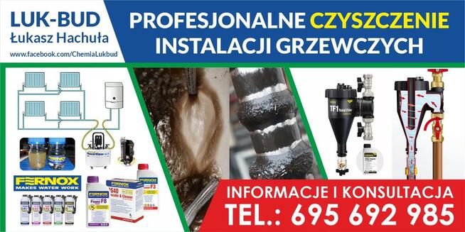 Czyszczenie chemiczne instalacji płukanie filtr magnetyczny