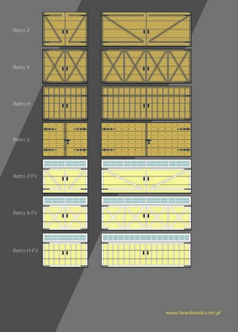 Brama segmentowa RETRO -ponadczasowa elegancja