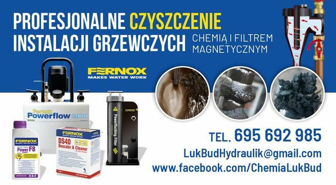 Czyszczenie chemiczne instalacji płukanie filtr magnetyczny