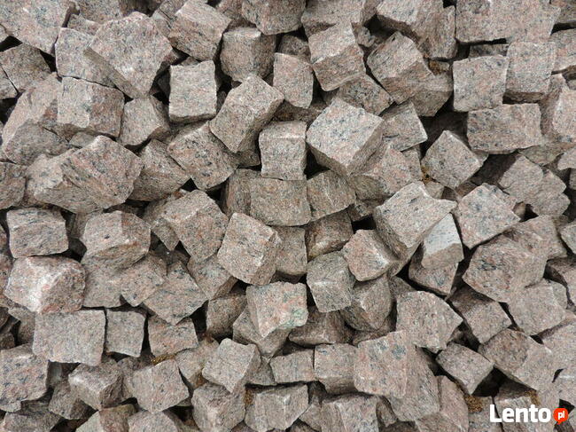 Kostka granitowa Czerwona Vanga 4/6 czerwony granit