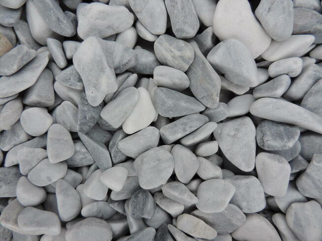 Kamień ozdobny szary otoczak Ice Blue grys białoszary lodowy