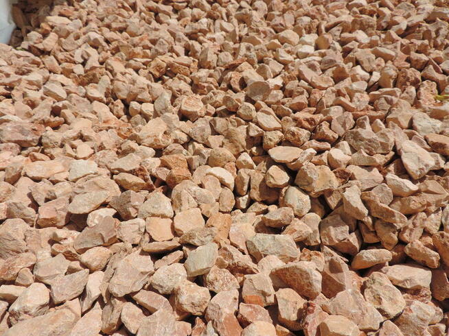 Grys Rosso Kamień czarwony grys pomarańczowy kamień ozdobny