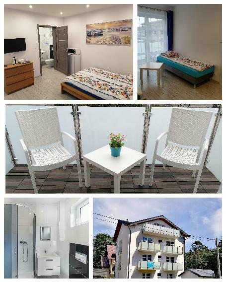 Pokoje z łazienkami blisko morza i Alei Gwiazd Bon Turystycz