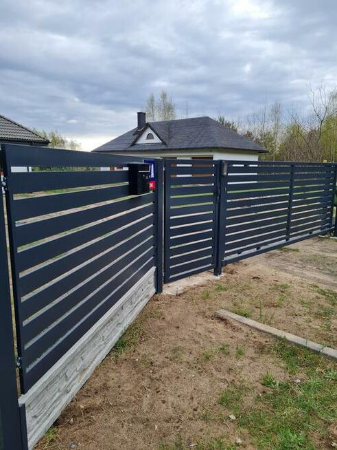 Bramy, ogrodzenia palisadowe, ogrodzenia panelowe