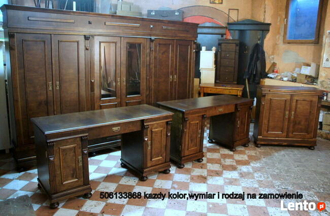 Biurko, każdy wymiar, kolor, rodzaj i biblioteczki, regały
