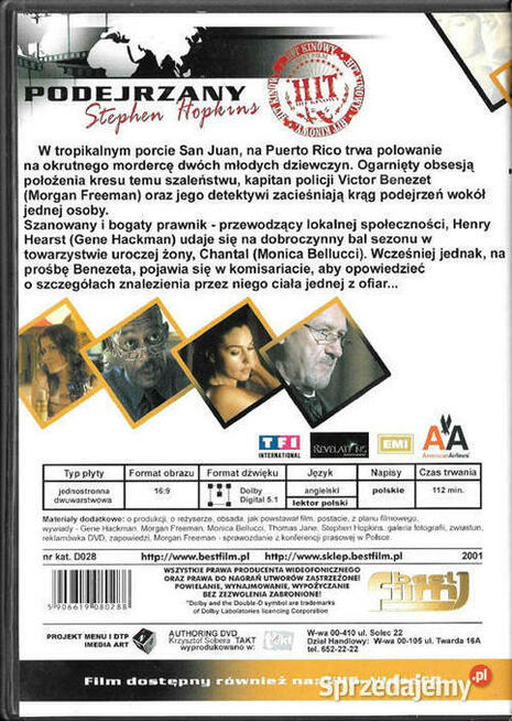Filmy DVD - 5 szt.