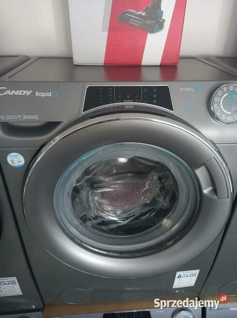 Nowa pralka Candy RapidO Slim RO4 1276DWMCRE-S 7kg 1200 obr/
