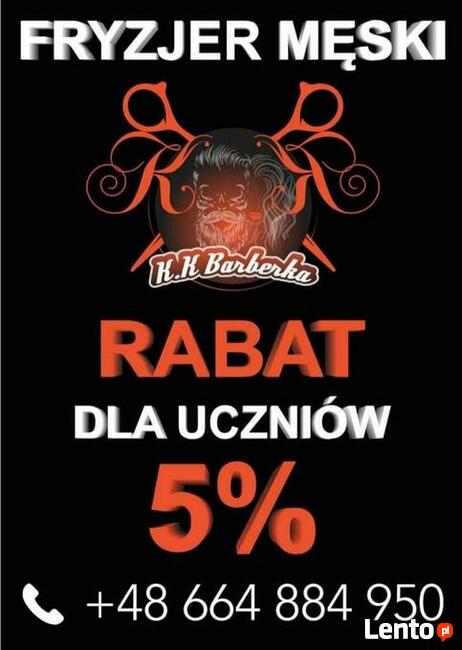 Fryzjer męski K.K. Barberka, Zapraszam