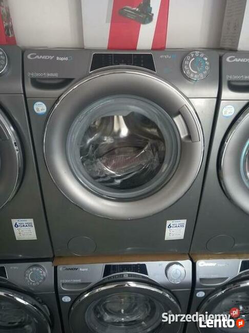 Nowa pralka Candy RapidO Slim RO4 1276DWMCRE-S 7kg 1200 obr/