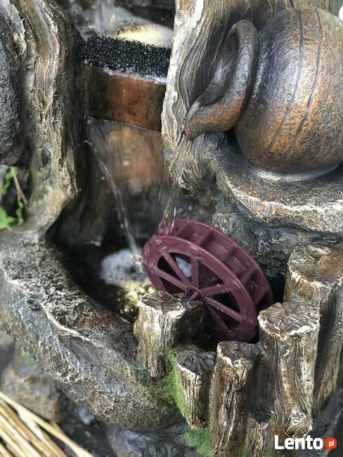 FONTANNA OGRODOWA LEŚNY ZDRÓJ wysokość 110 cm - oświetlen