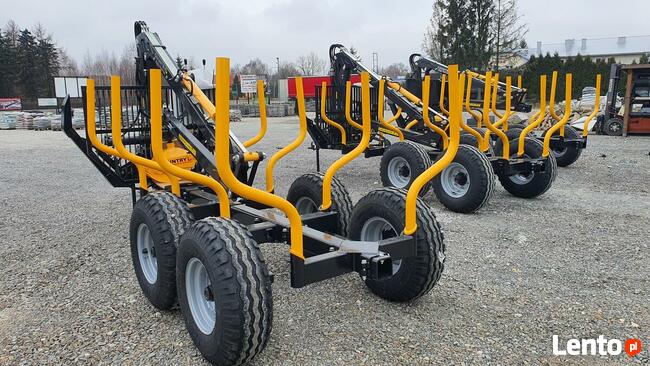 Przyczepa Leśna do URSUS 330 Country 5t Żuraw Dźwig 4,3m TUZ