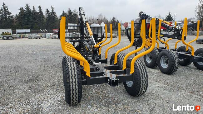 Przyczepa Leśna do URSUS 330 Country 5t Żuraw Dźwig 4,3m TUZ