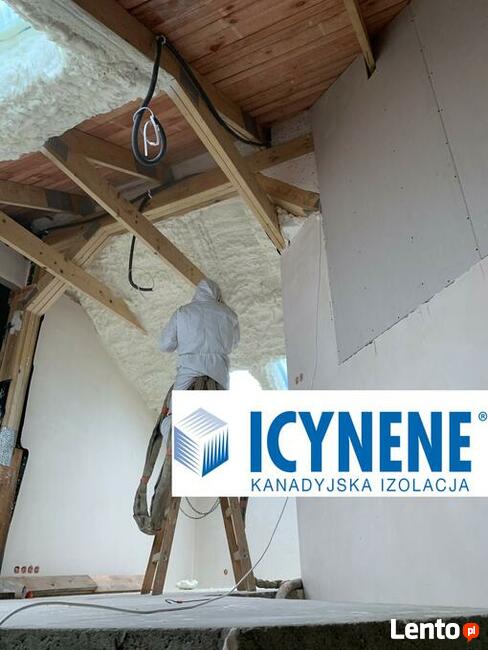 izolacje pianą pur icynene, ocieplanie, ocieplenie pianka