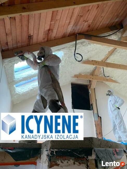 izolacje pianą pur icynene, ocieplanie, ocieplenie pianka