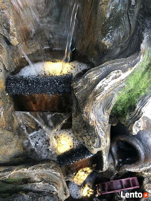 FONTANNA OGRODOWA LEŚNY ZDRÓJ wysokość 110 cm - oświetlen