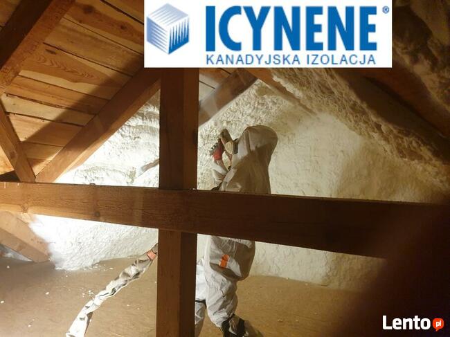 izolacje pianą pur icynene, ocieplanie, ocieplenie pianka