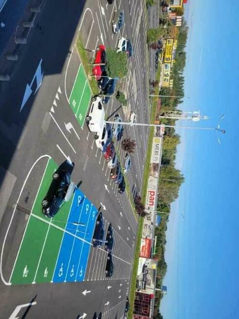 Oznakowanie Poziome grubowarstwowe, malowanie linii pasów