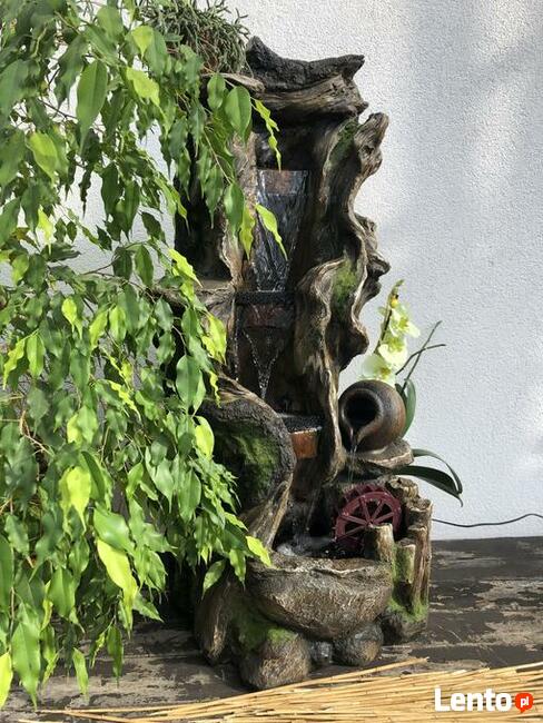 FONTANNA OGRODOWA LEŚNY ZDRÓJ wysokość 110 cm - oświetlen