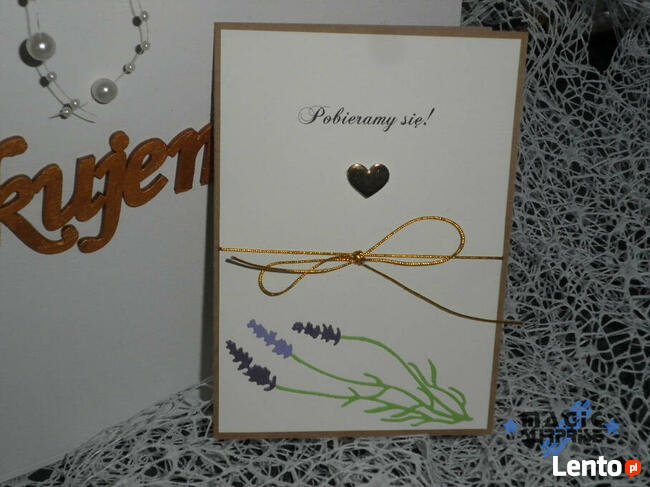 Zaproszenia ręcznie robione