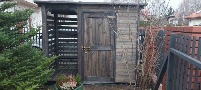 Drewutnia 1x1,1m + domek narzędziowy 1,5x1,1m