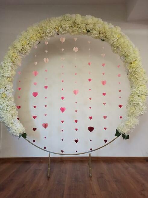 Ścianki do ślubu oraz zdjęć