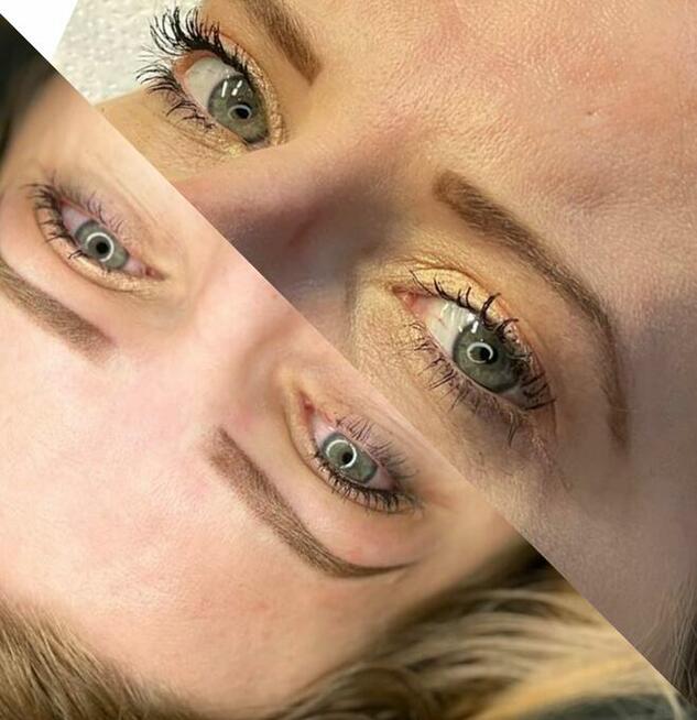 Modelki makijaż permanentny brwi