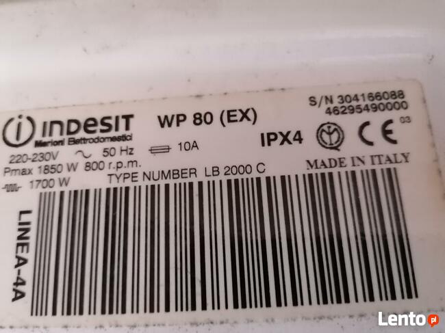 Silnik do pralki Indesit WP80 Ex.