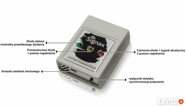 CZUJNIK SYGNALIZATOR NAPEŁNIENIA SZAMBA PRZEWODOWY