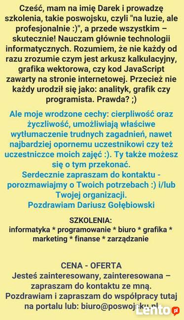 Kurs do zdania egzaminu Technik Informatyk EE.09 INF.03