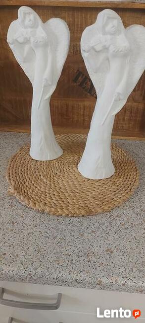 PRODUCENT Anioły stojące anioł gipsowy aniolki z gipsu TANIO