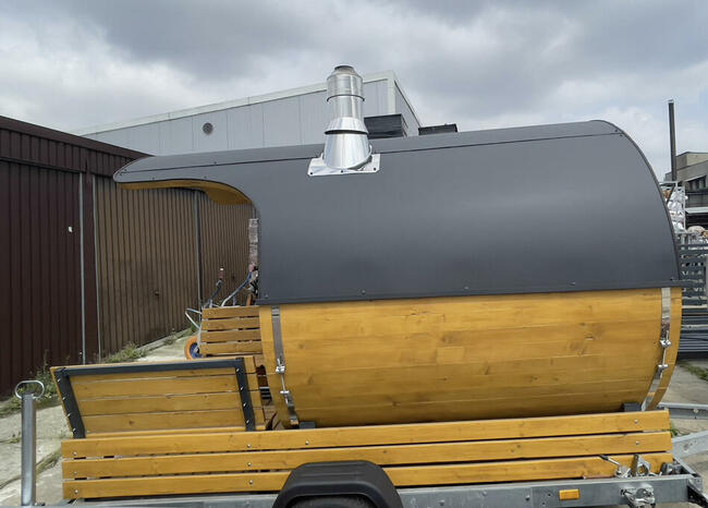 Sauna mobilna Discovery SPA Welleness na przyczepie 750 kg